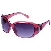 Meget flot og feminin modesolbrille i l�kker r�d m.detalje p� st�ngerne... 